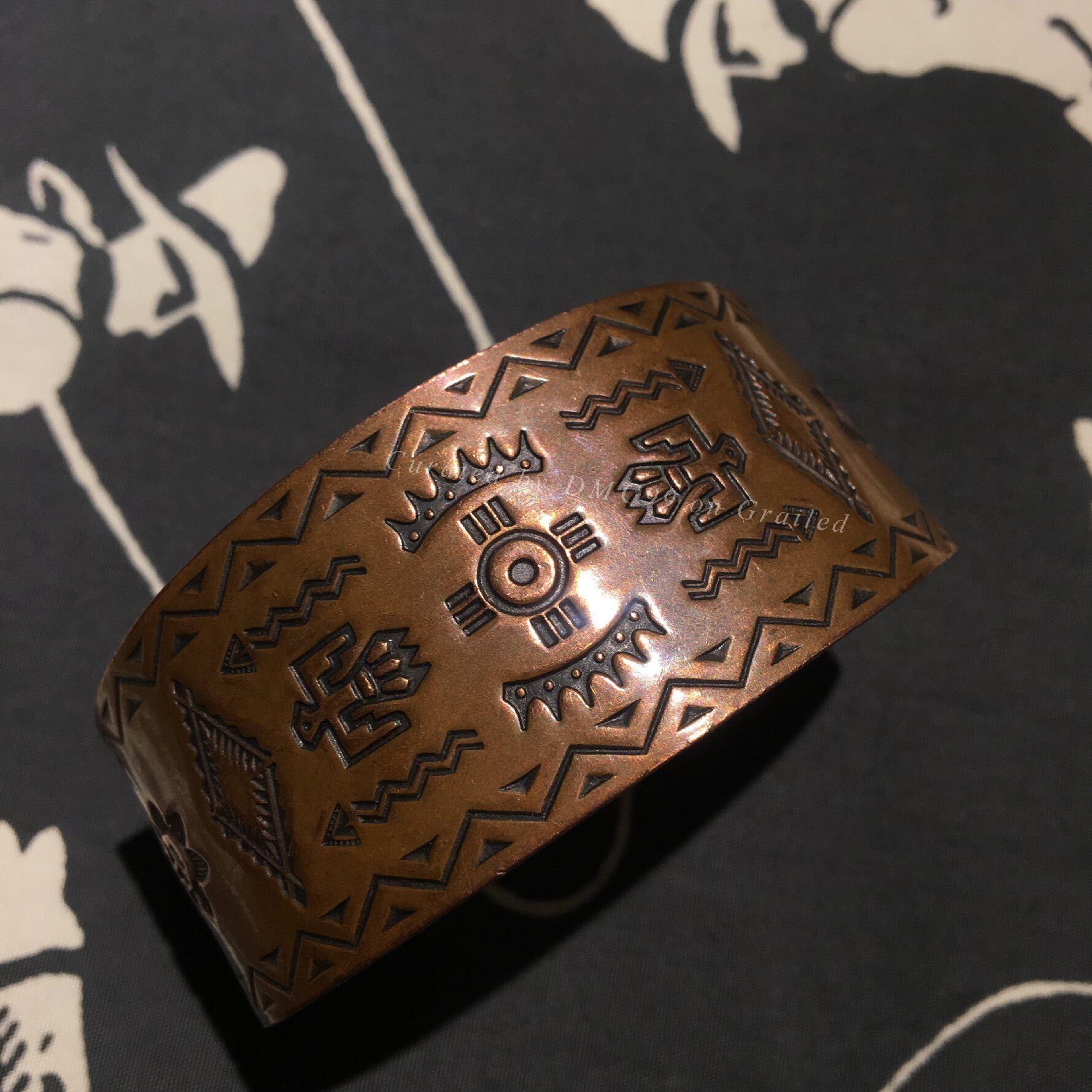 Other Navajo Copper Wide Bracelet Size ONE SIZE - 1 Thumbnail
