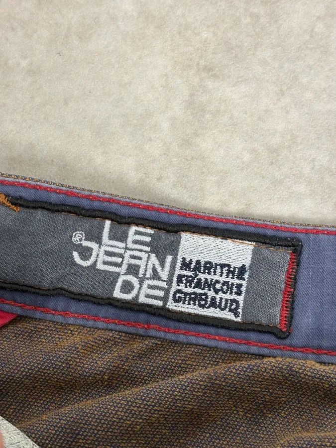 Marithe + Francois Girbaud FW2003 Marithé + François Girbaud Brown & Navy Velvet Pants Size US 32 / EU 48 - 10 Thumbnail
