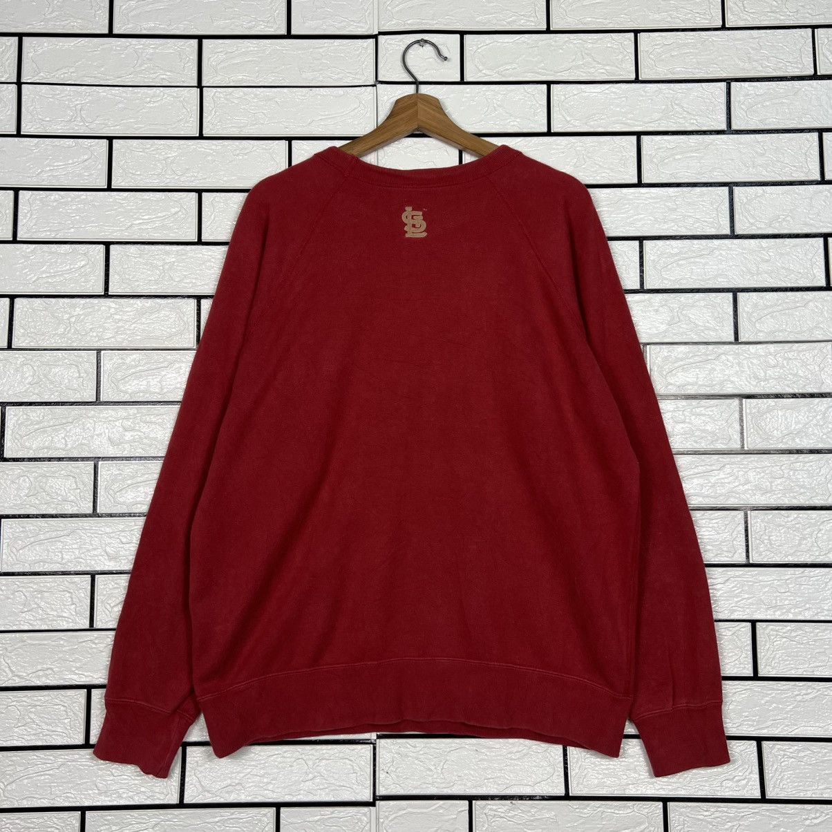 MLB St Louis Cardinals Big Logo Crewneck Sweatshirt #4020-C183 Size US M / EU 48-50 / 2 - 15 Thumbnail