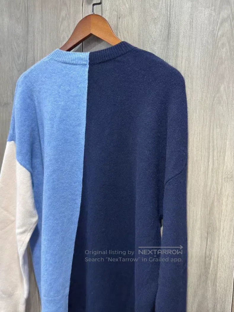 Loewe Loewe Wool embroidered logo color block knit sweater Size M / US 6-8 / IT 42-44 - 7 Thumbnail