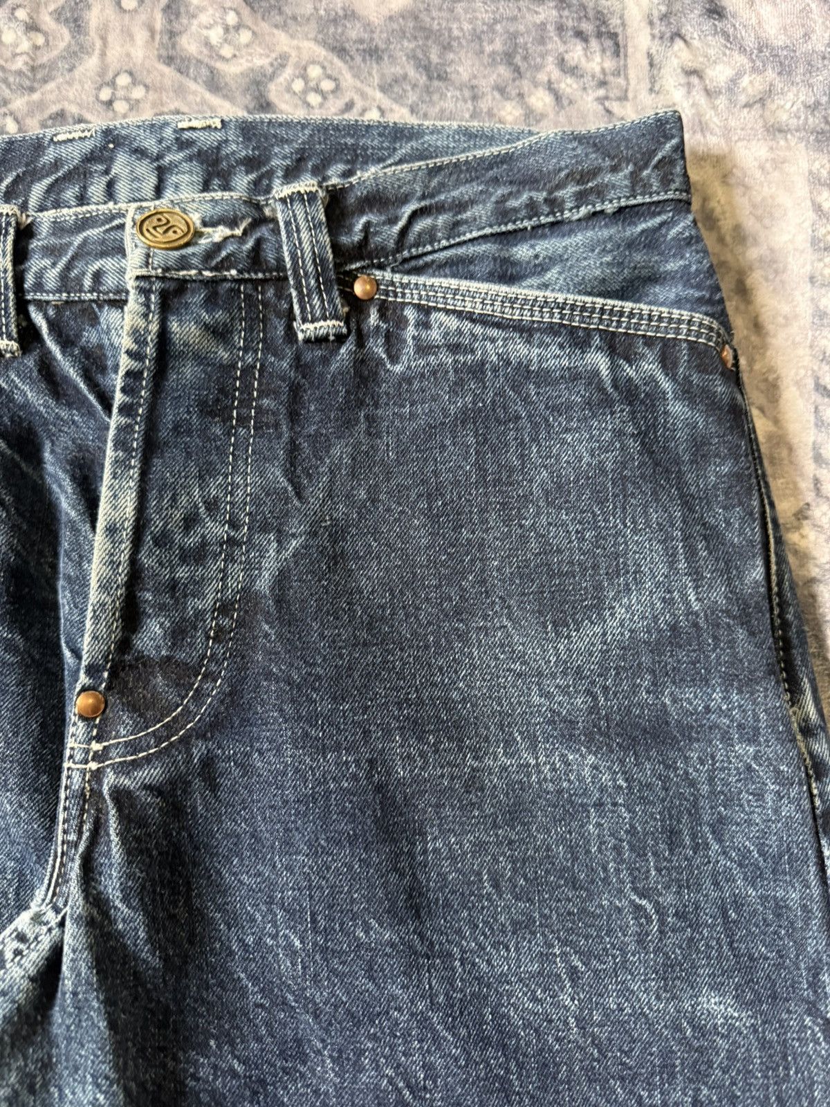 Indigo × Tender Co. Tender Co. Type 130 Pocket Mouth lining Selvage Jeans Size US 30 / EU 46 - 7 Thumbnail