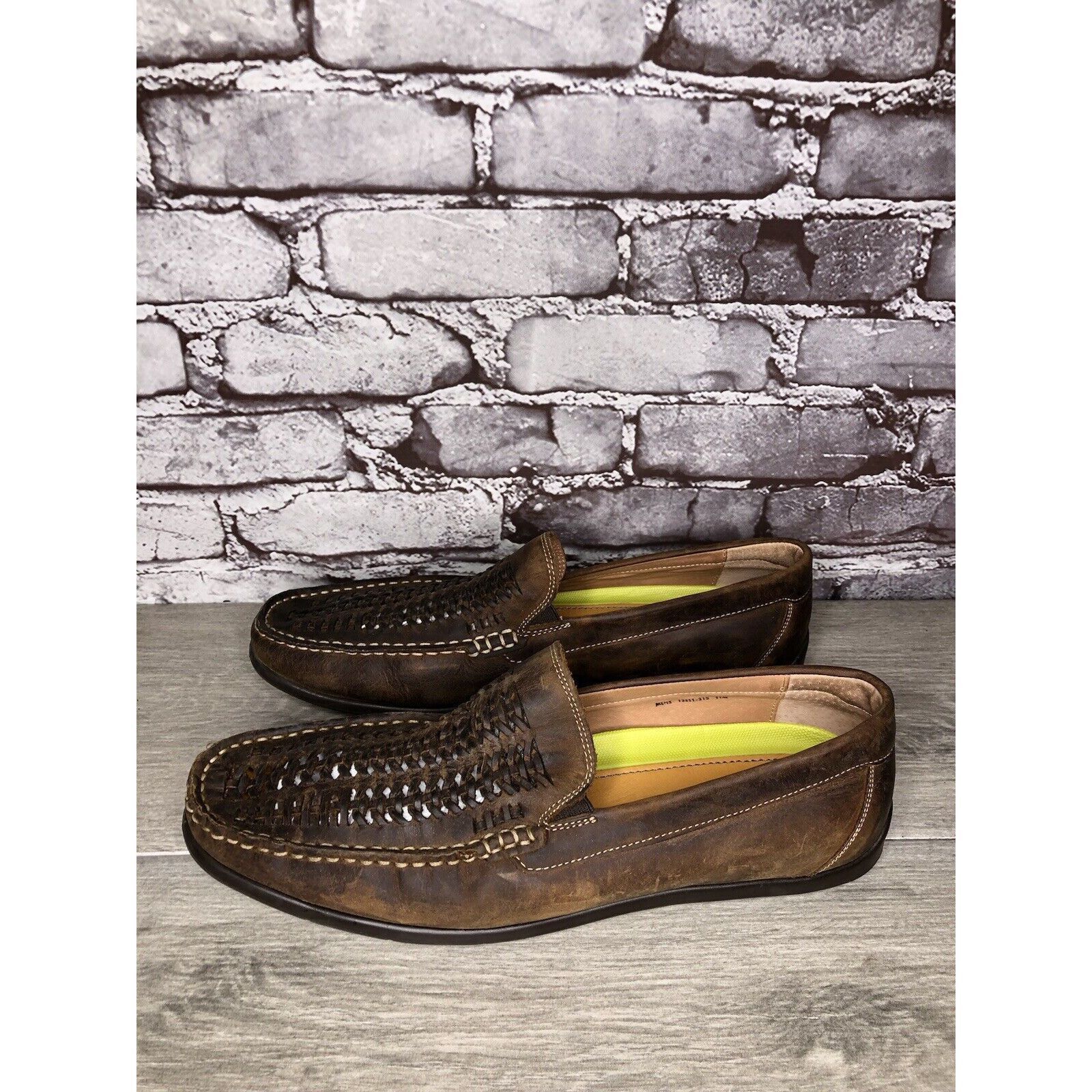 Florsheim Florsheim Brown Leather BasketWeaves Driving Shoes Men Sz 11 Size US 11 / EU 44 - 20 Thumbnail