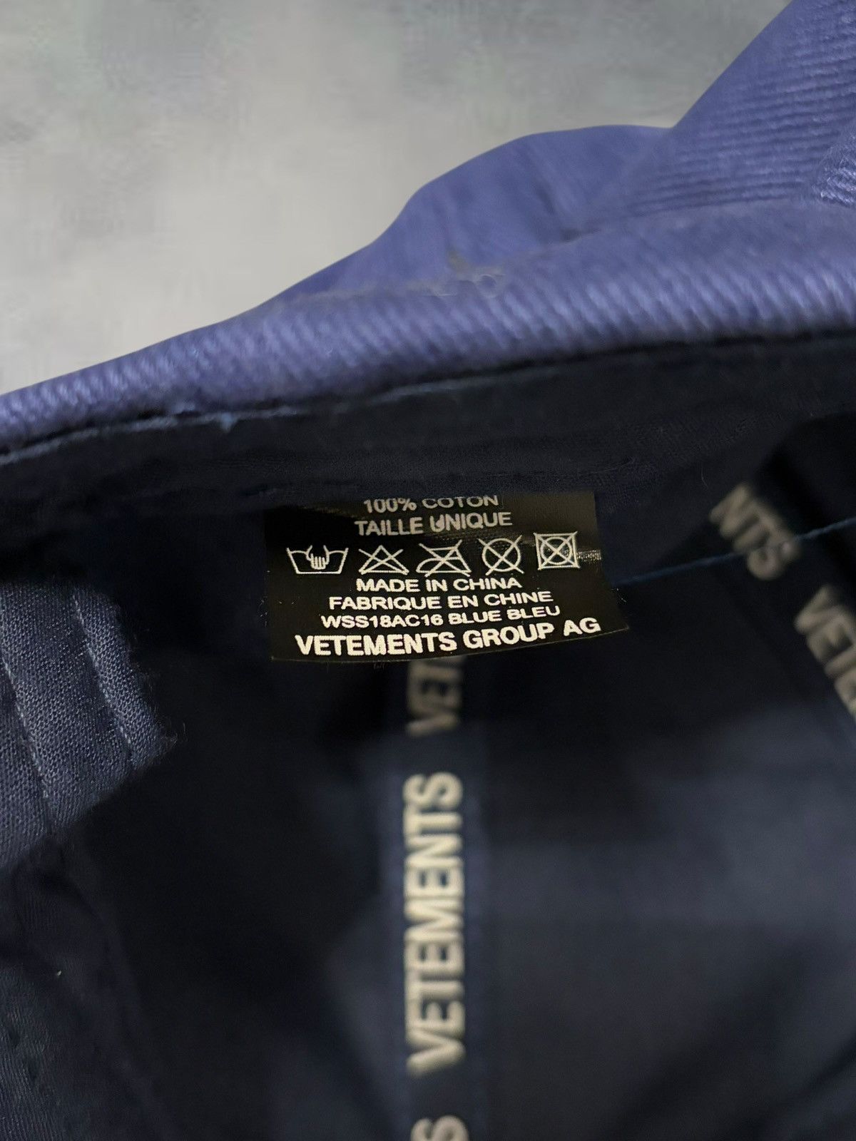 Vetements Vetements Haute couture baseball hat Size ONE SIZE - 4 Thumbnail