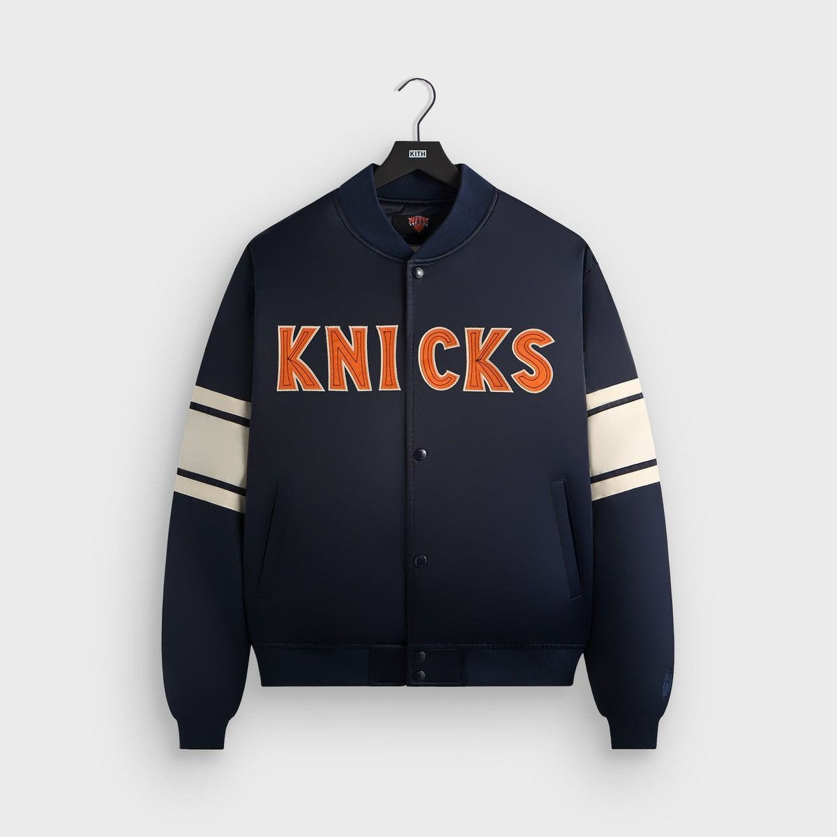 Kith Kith x MLB Los Angeles Dodgers Satin Bomber | Grailed