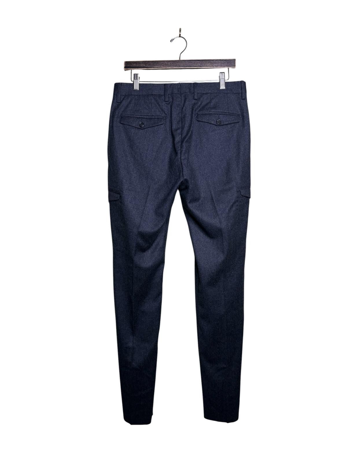 Maurizio Baldassari Maurizio Baldassari Brera Wool Cargo Trousers Grey 52 Size US 33 - 3 Thumbnail