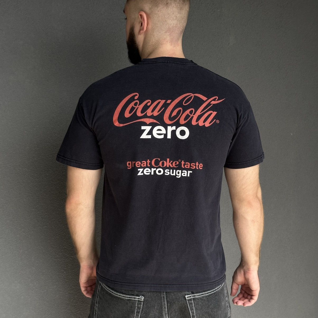 Coca Cola × Vintage Vintage Coca-Cola Zero T-shirts Big Logo Y2K Style USA 00s Size US M / EU 48-50 / 2 - 1 Thumbnail