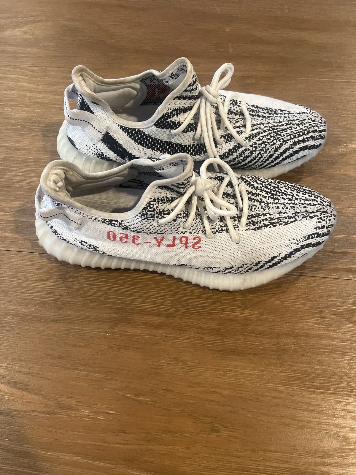 Yeezy Men’s Zebra Yeezy Shoes Size US 12 / EU 45 - 4 Thumbnail