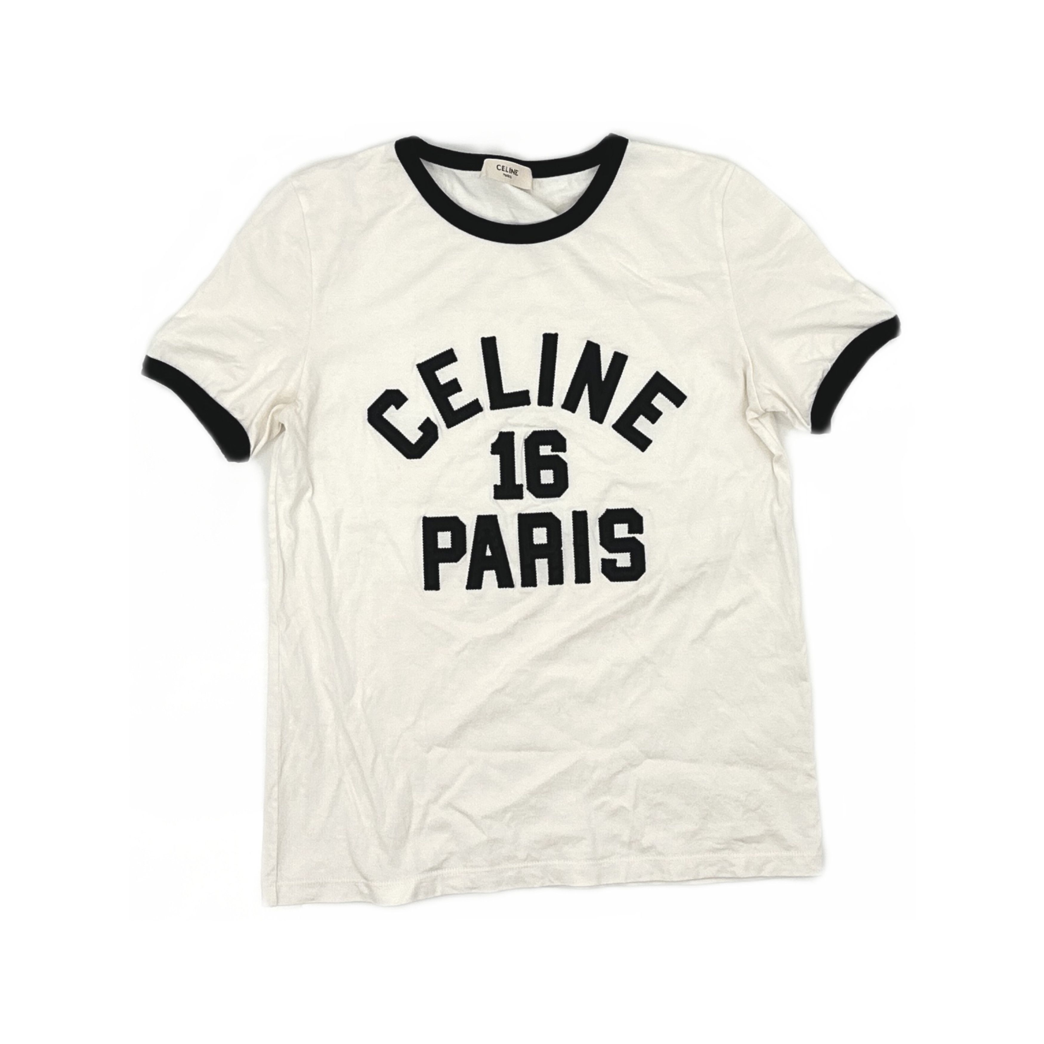 Celine CELINE 16 Paris Ringer T-Shirt Size XS Size XS / US 0-2 / IT 36-38 - 1 Thumbnail