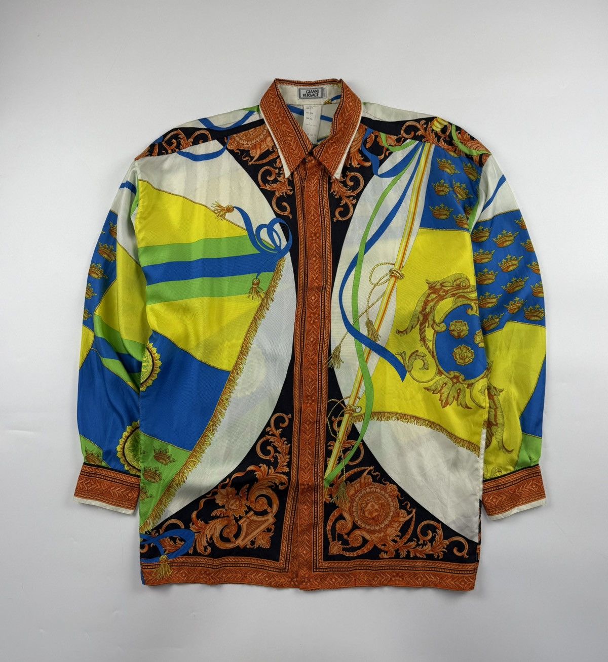 Versace Gianni Versace 1993 Silk Shirt Size US XL / EU 56 / 4 - 1 Thumbnail