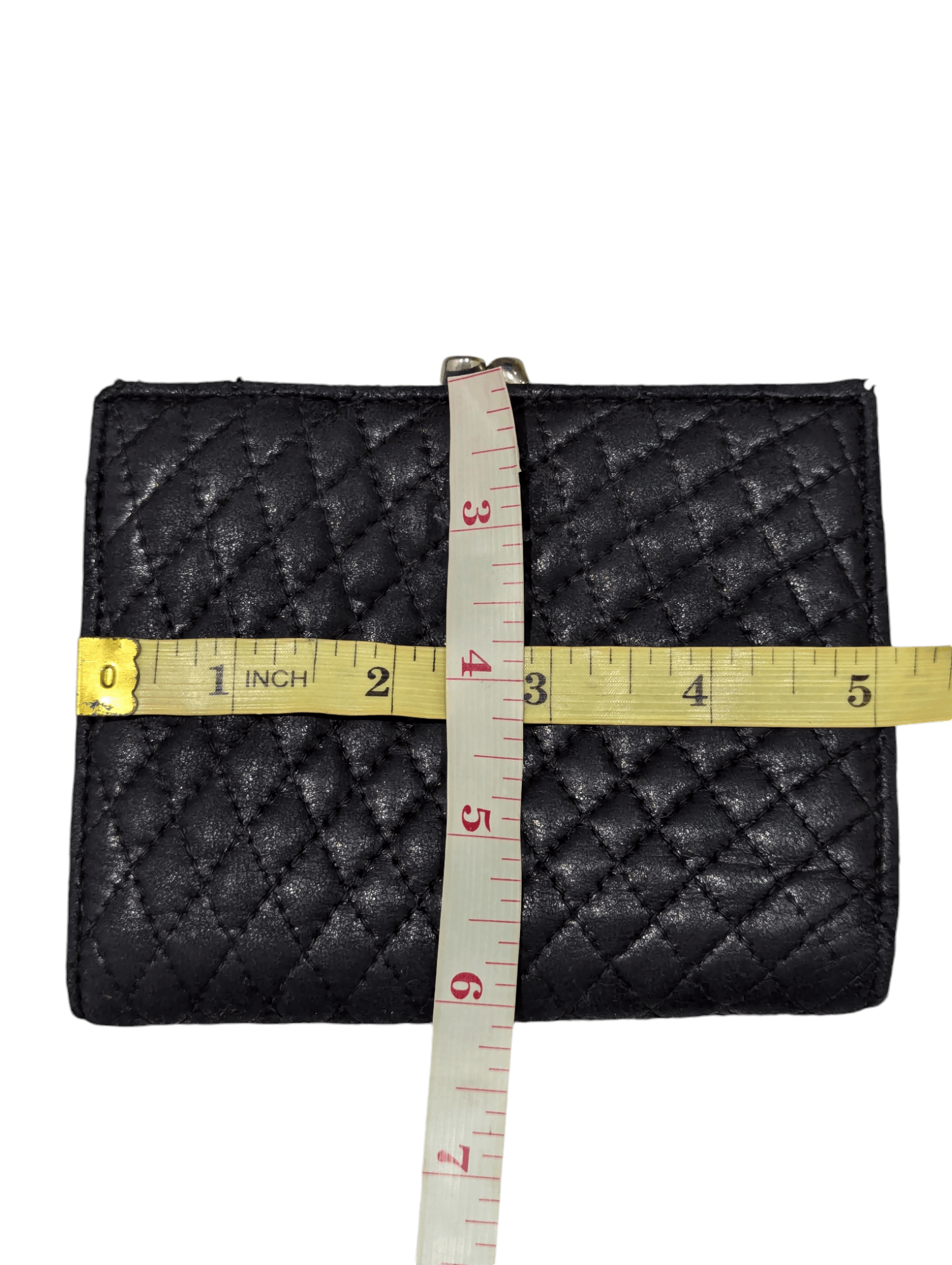 THRASHED BALLY QUILTED WALLET PURSE