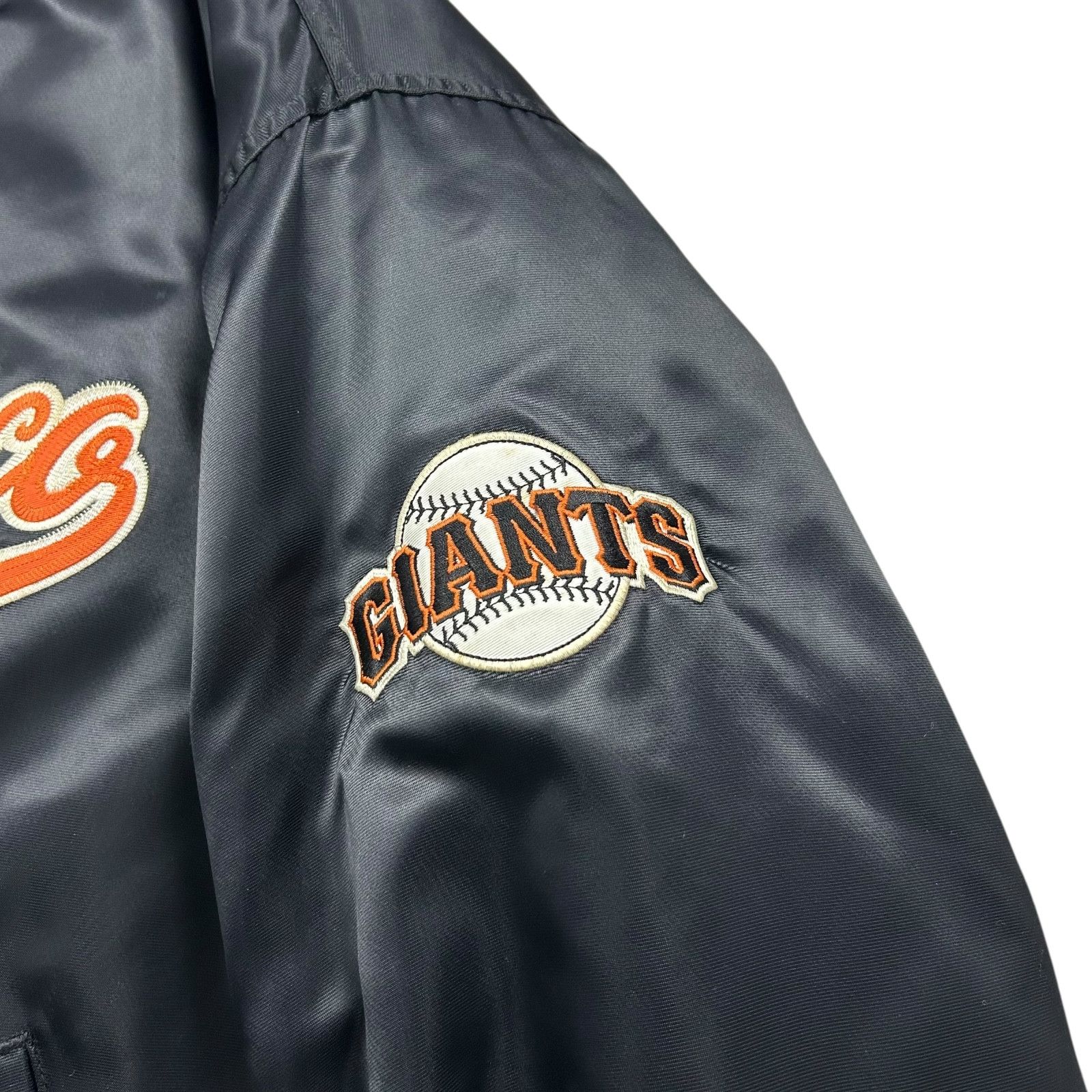 MLB VTG 90s SAN FRANCISCO GIANTS STARTER DIAMOND SATIN JACKET Size US XXL / EU 58 / 5 - 3 Thumbnail