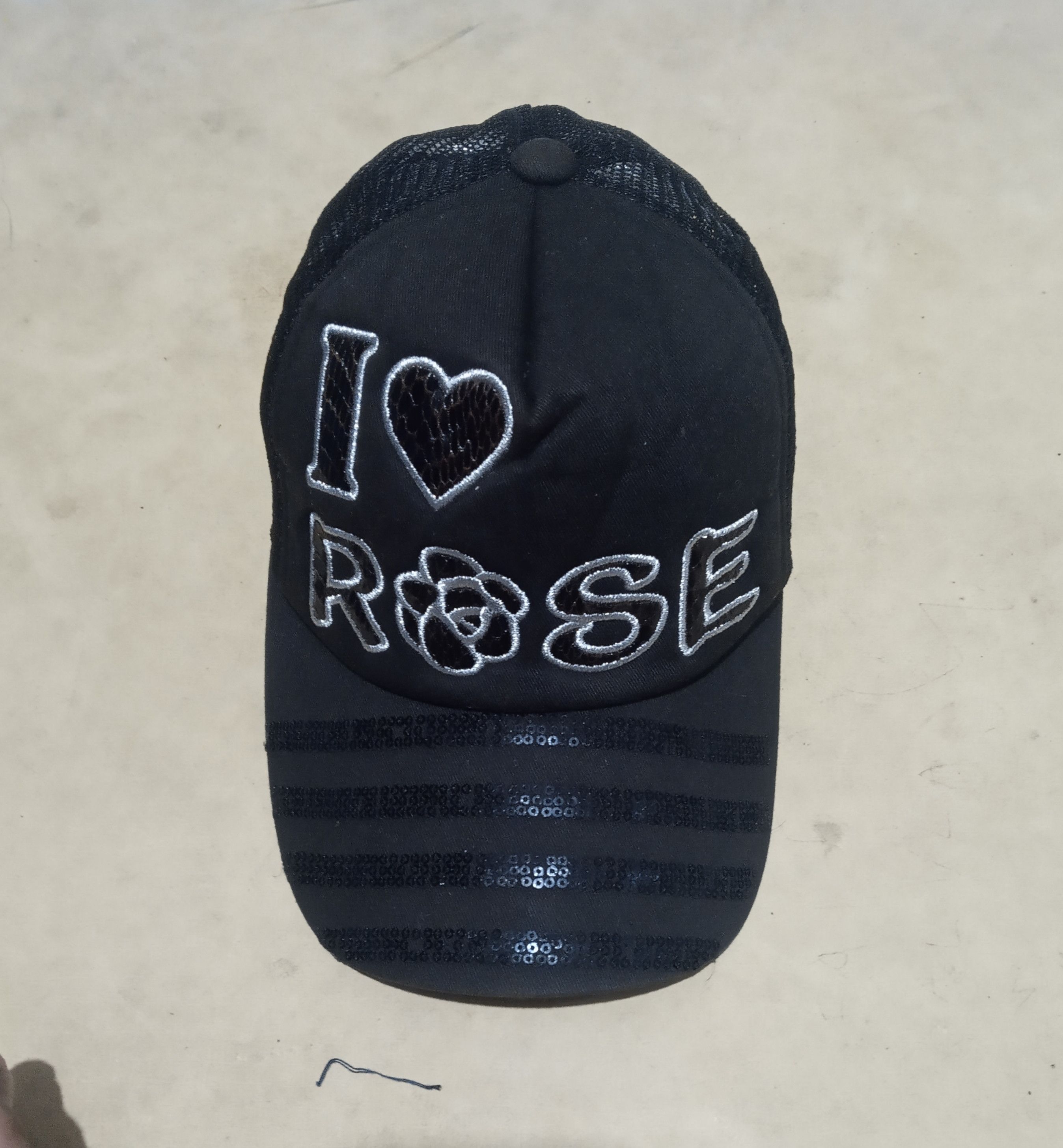 Dior Rose Fan Fan Hat Cap Size ONE SIZE - 1 Thumbnail