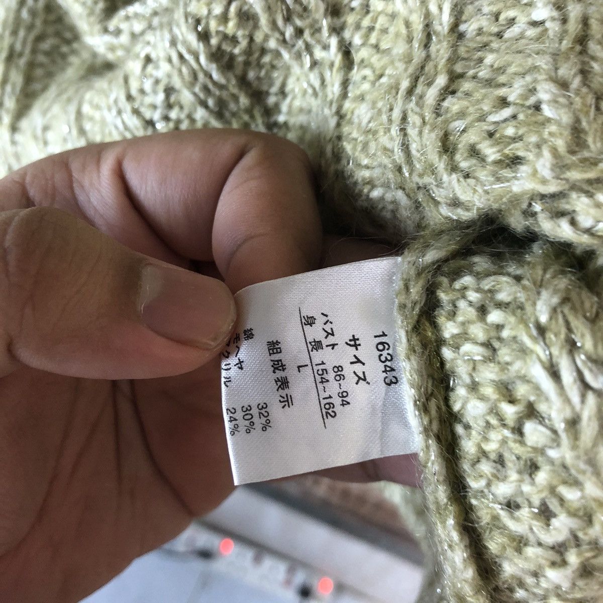 Homespun Knitwear × Japanese Brand L& Beautiful Green Knitwear vintage #A2060 Size M / US 6-8 / IT 42-44 - 11 Thumbnail