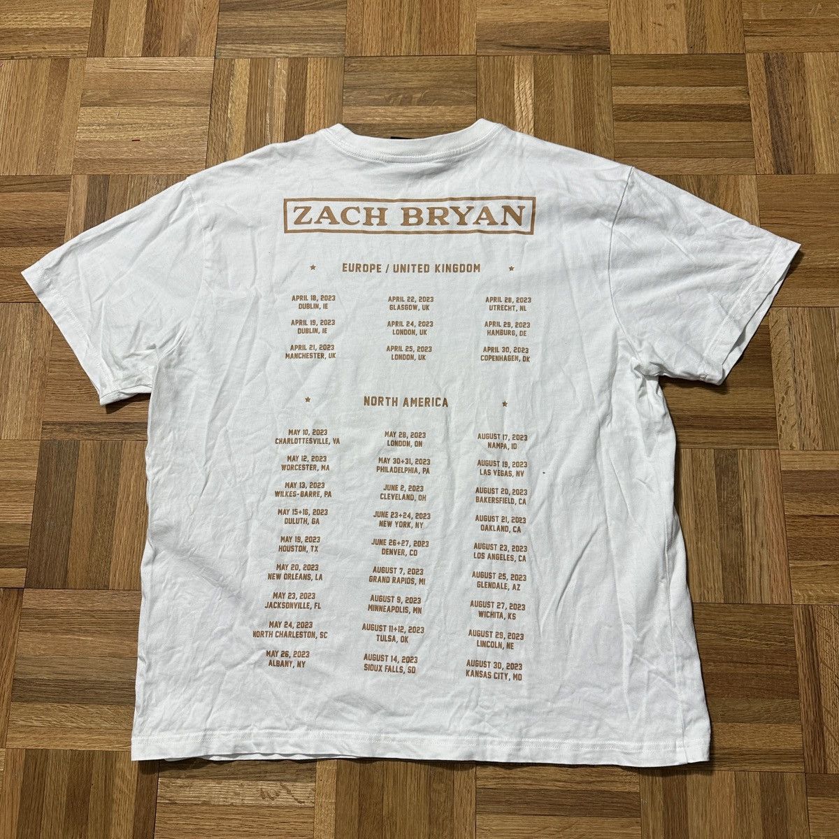 Band Tees Zach Bryan Burn Burn Burn Tour tee Size US L / EU 52-54 / 3 - 2 Thumbnail