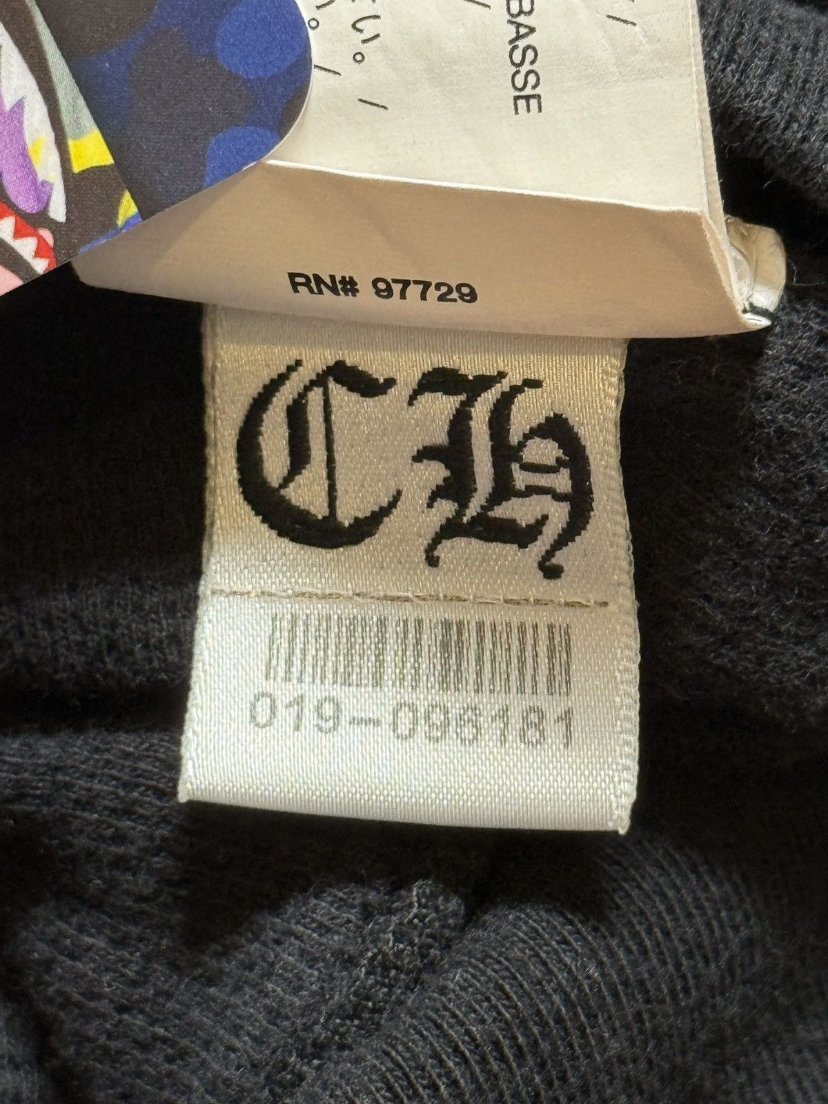 Chrome Hearts Chrome Hearts Black Script Logo Thermal Hoodie Size US S / EU 44-46 / 1 - 12 Thumbnail