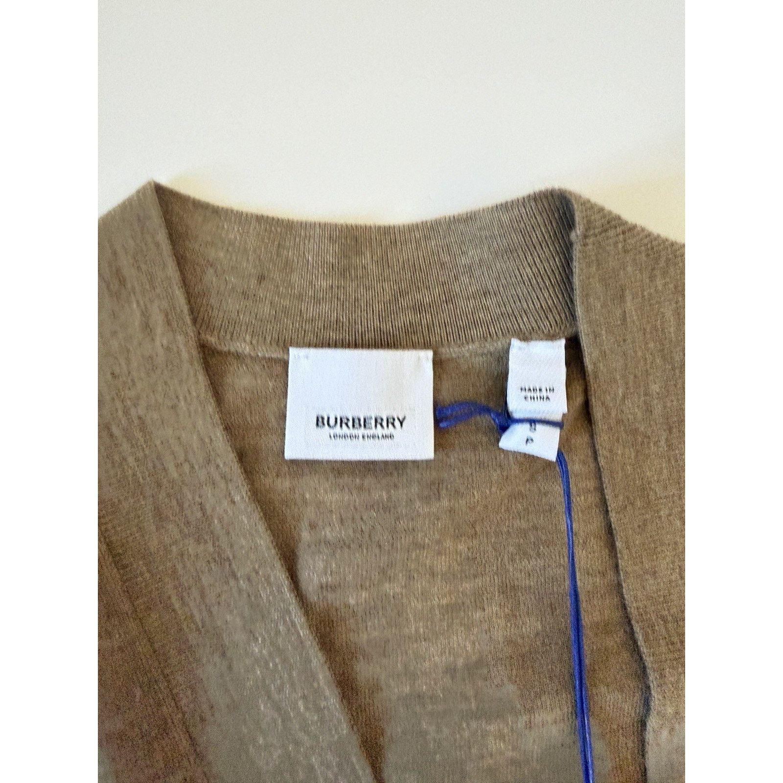 Burberry Burberry Tulip Wool Camel Melange Cardigan Sweater S 8112078 Size S / US 4 / IT 40 - 8 Thumbnail