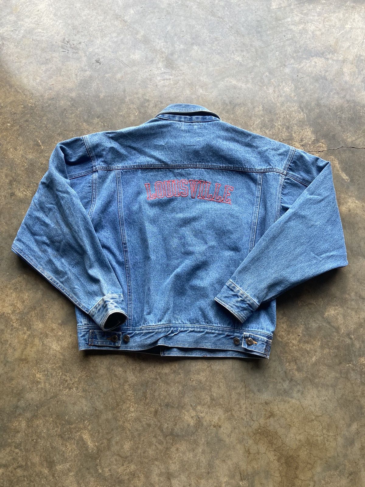NCAA Crazy Vintage 90’s Boxy Louisville Cardinals Football Jacket Size US M / EU 48-50 / 2 - 5 Thumbnail