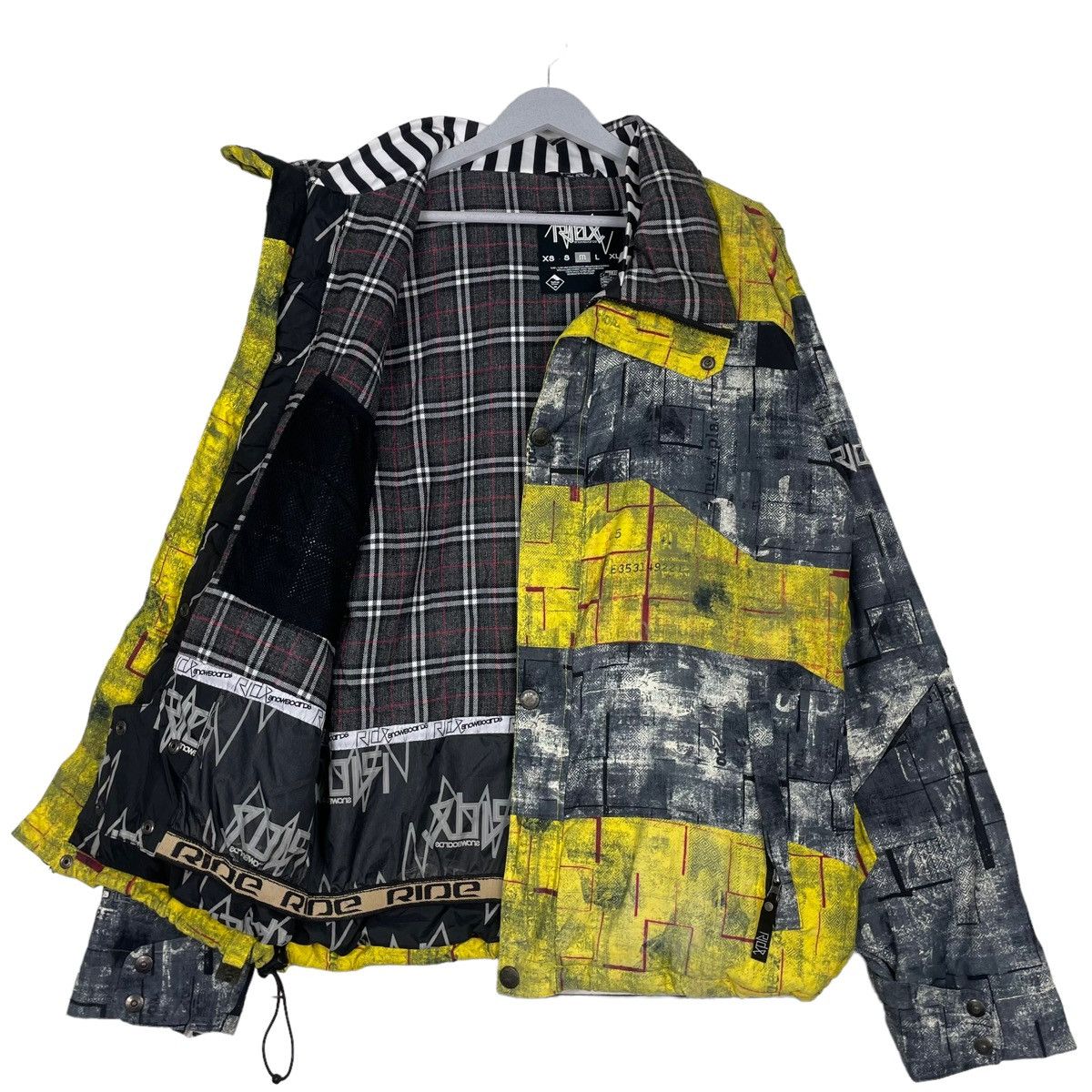 Bonfire Outerwear × Sports Specialties 💥RIDE SNOWBOARD ABSTRACT UTILITY GEAR SKI JACKET Size US M / EU 48-50 / 2 - 9 Thumbnail