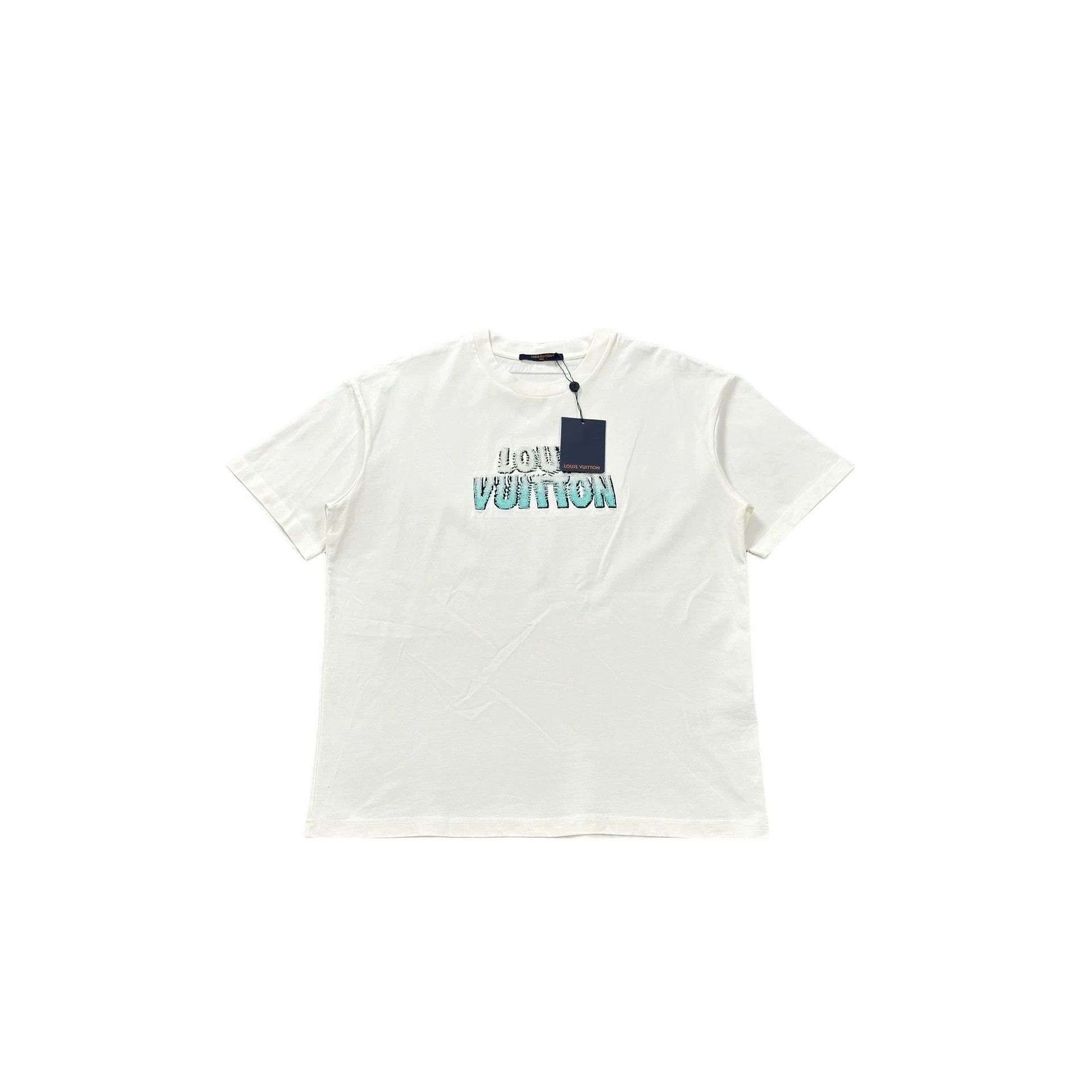 Louis Vuitton Louis Vuitton Beaded Letter T-Shirt XL Size US XL / EU 56 / 4 - 1 Thumbnail