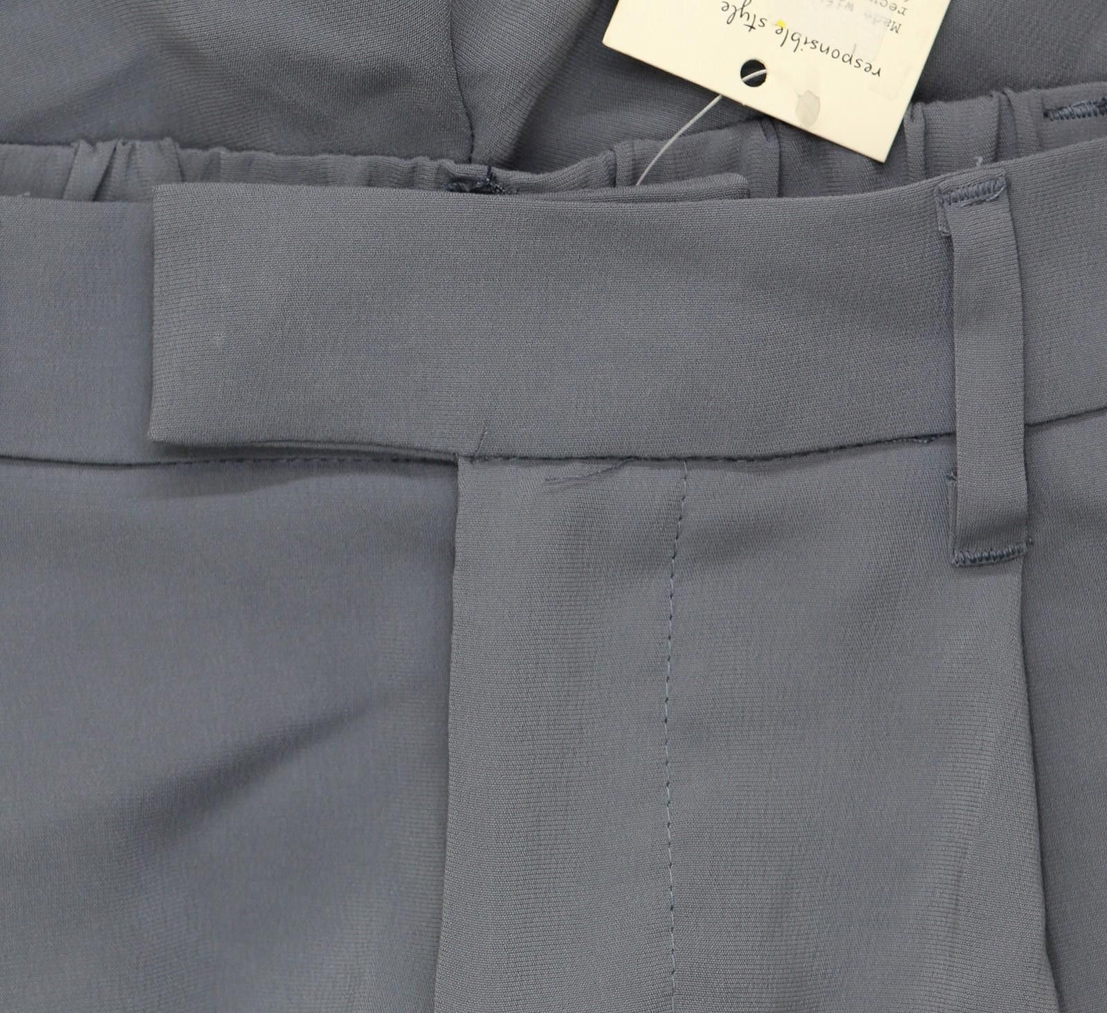 Designer Nwt A New Day Striped Straight Trousers Sterling Blue 4 Size 27" / US 4 / IT 40 - 4 Thumbnail
