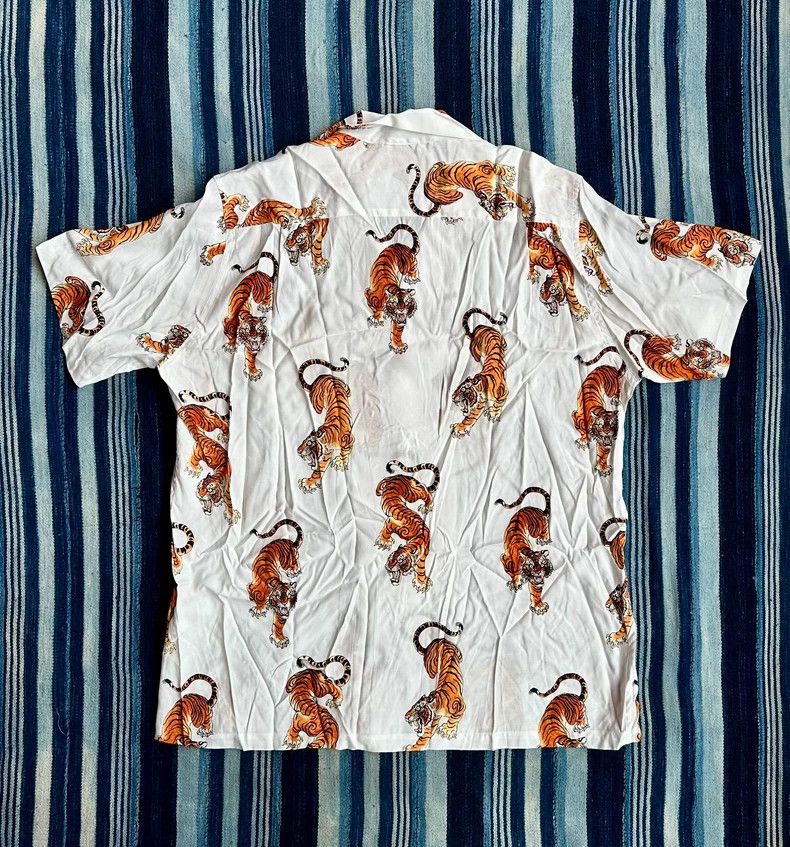 Wacko Maria Wacko maria Tiger Descends Trendy Retro Hawaiian Short Sle Size US XL / EU 56 / 4 - 2 Thumbnail