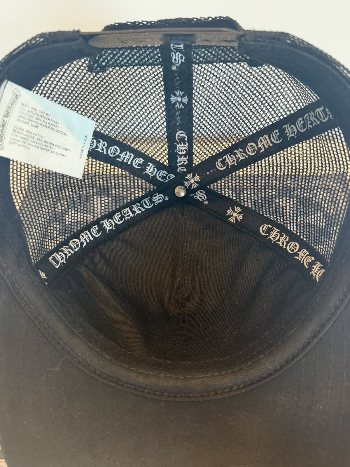 Chrome Hearts Chrome Hearts Triple Cross Trucker Hat Size ONE SIZE - 4 Thumbnail