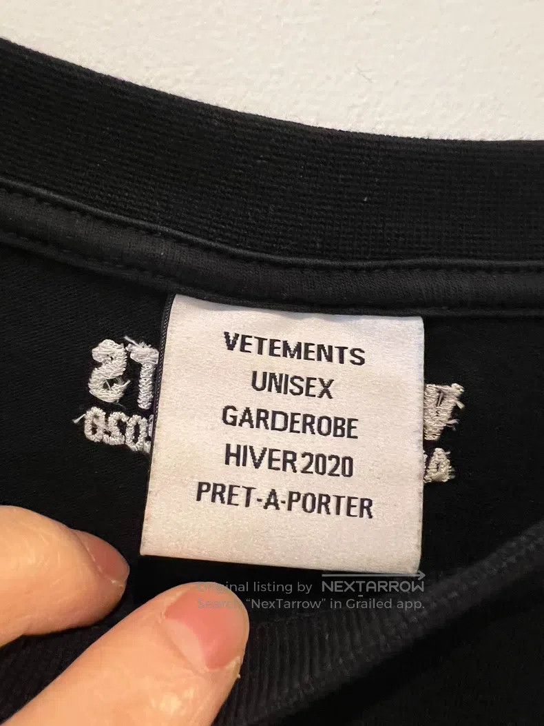 Vetements Vetements short sleeves Size US S / EU 44-46 / 1 - 3 Thumbnail