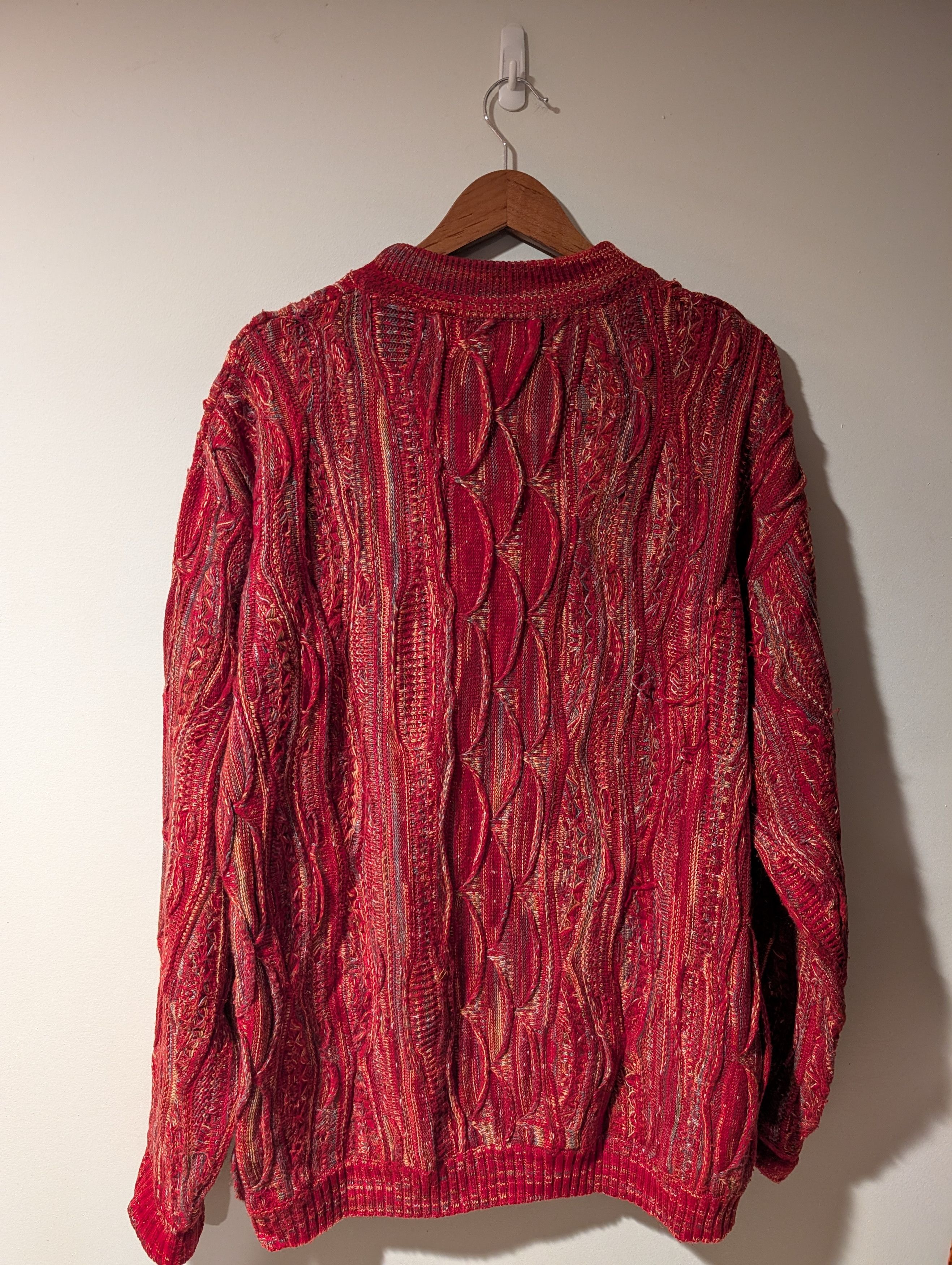 Coogi VTG Zen 3D Knitted Sweater Coogi Style Abstract Texture Size US L / EU 52-54 / 3 - 6 Thumbnail