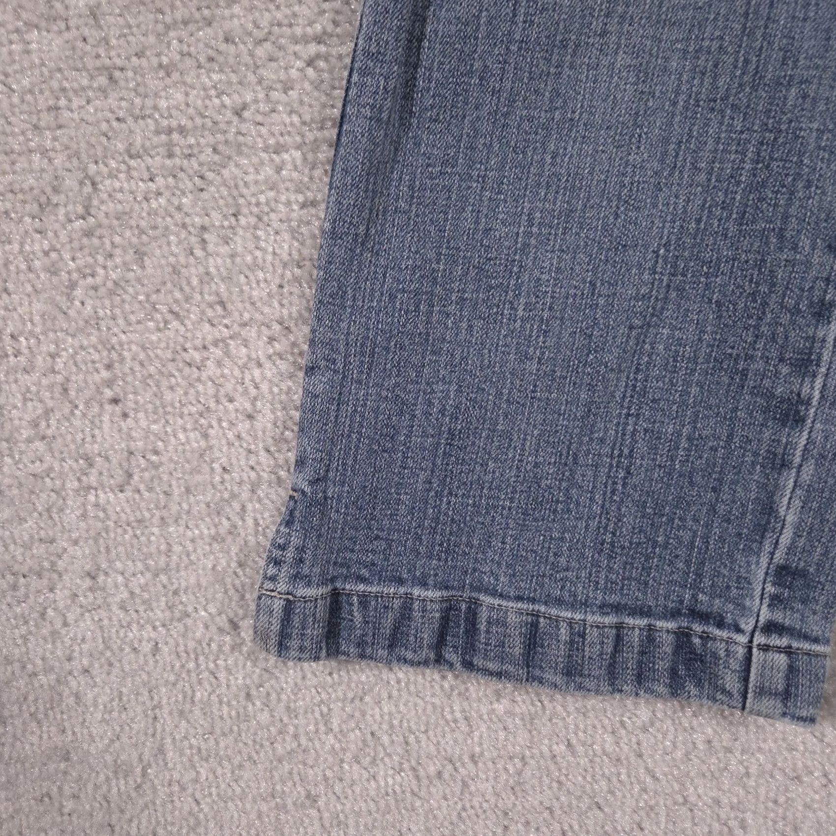 Vintage Riders By Lee Jeans Womens 12 Blue Capri Relaxed Stretch Size 34" / US 12 / IT 48 - 4 Thumbnail