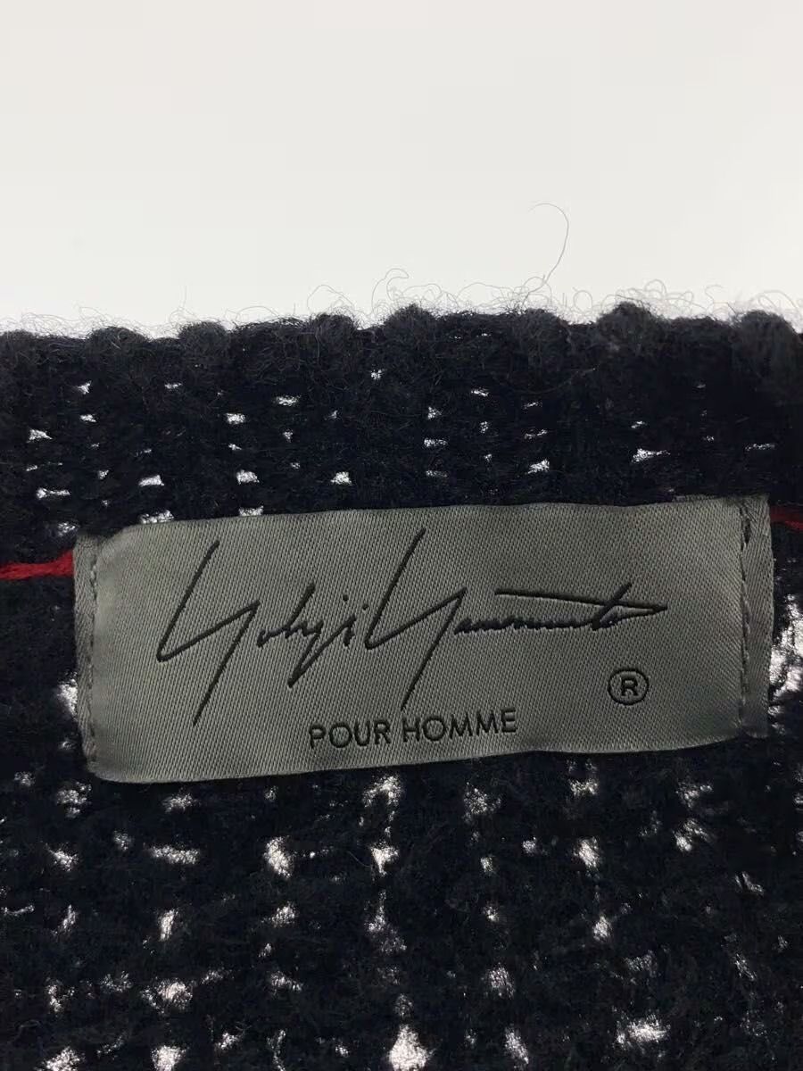 Yohji Yamamoto yohji yamamoto POUR HOMME 24AW/NOTCH NECK SIDE RIB KNIT Size US L / EU 52-54 / 3 - 3 Thumbnail