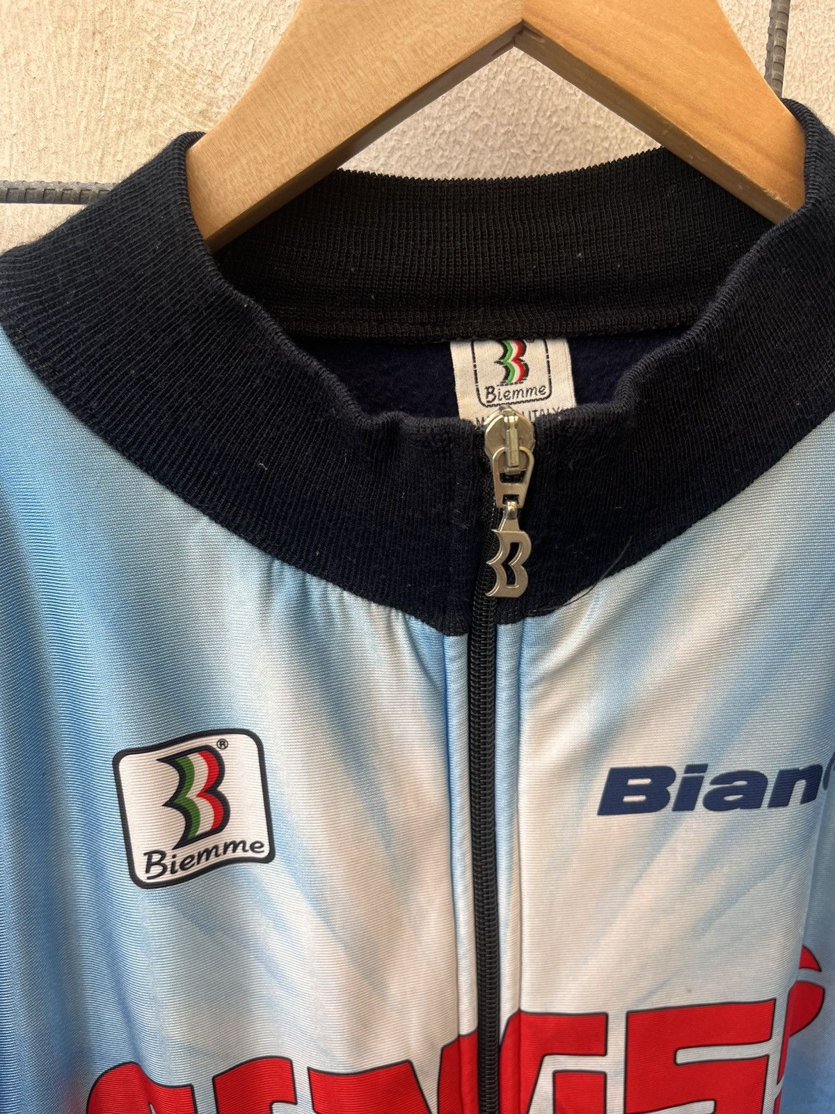 Other Biemme x Gewiss x Bianchi Vintage Fleece Bomber Jacket Size US XXL / EU 58 / 5 - 5 Thumbnail