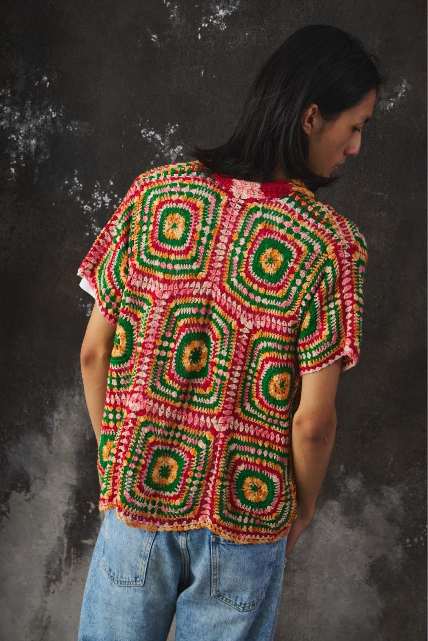Bode Bode Manchester Crochet Short-Sleeve Shirt Size US S / EU 44-46 / 1 - 5 Thumbnail