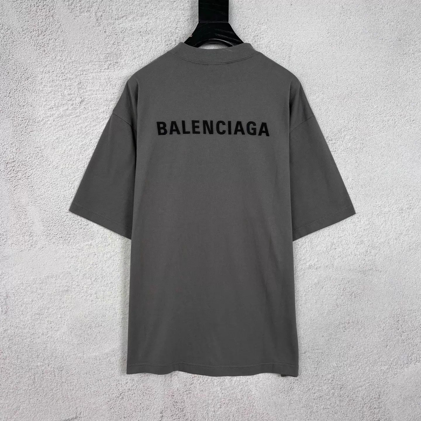 Balenciaga BLCG Embroidered Logo SS Tee Khaki/Deep Gray M NWT Size US M / EU 48-50 / 2 - 2 Thumbnail