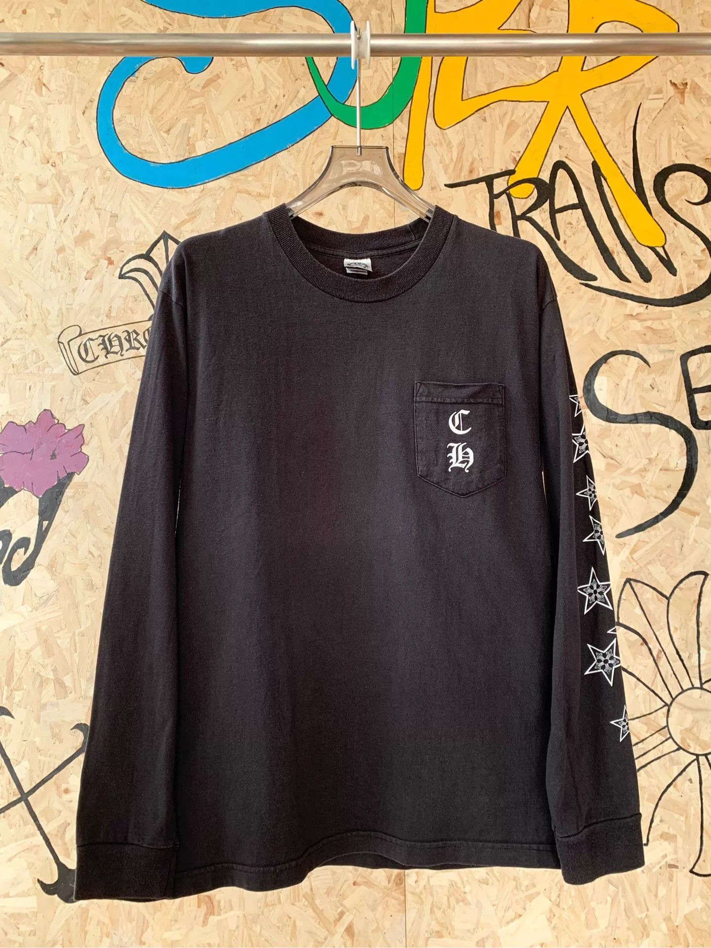 Chrome Hearts Chrome Hearts Foti Cross Longsleeve L Mint Size US L / EU 52-54 / 3 - 1 Thumbnail