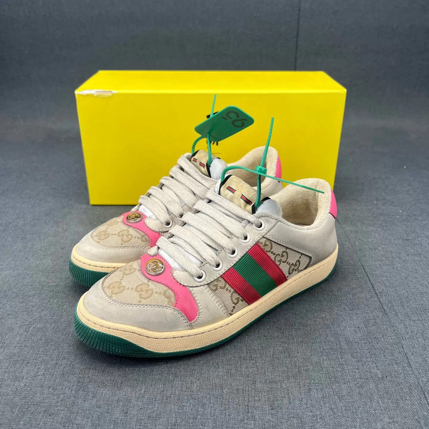 Gucci Gucci Rhyton Umber Pink 36 Size US 5.5 / IT 35.5 - 1 Thumbnail