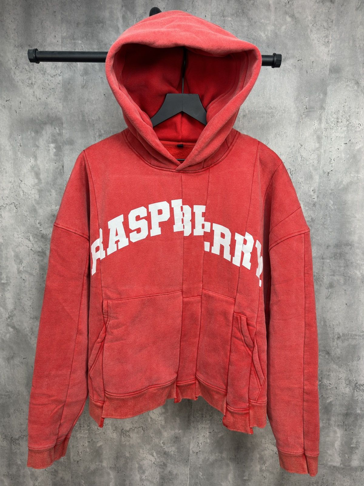 Pre-owned The Gv Gallery X Vintage The Gv Gallery “ Spliced ” Hoodie In Red