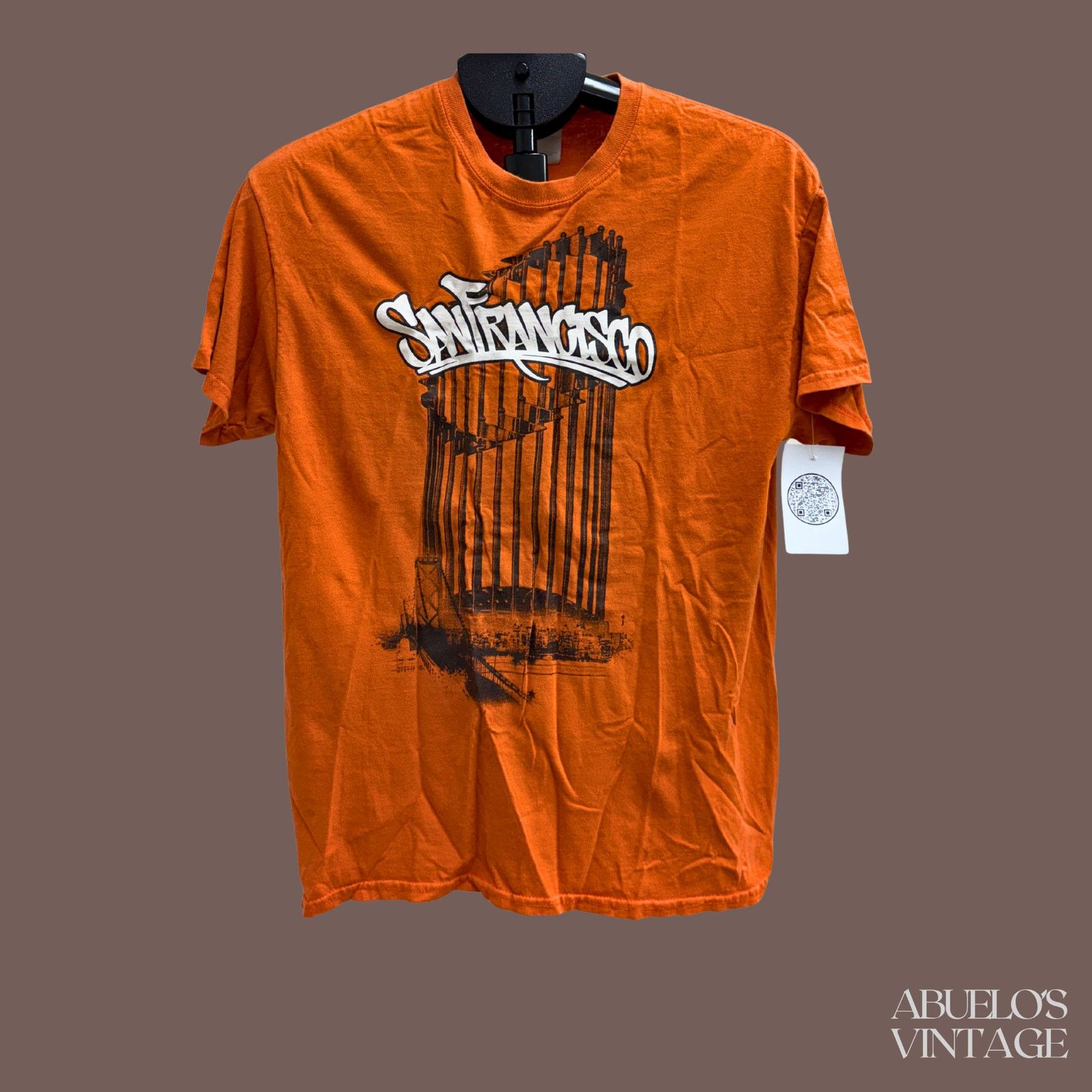 Gildan VTG Graphic Tee | San Francisco Orange | Y2K Street Size US M / EU 48-50 / 2 - 1 Thumbnail