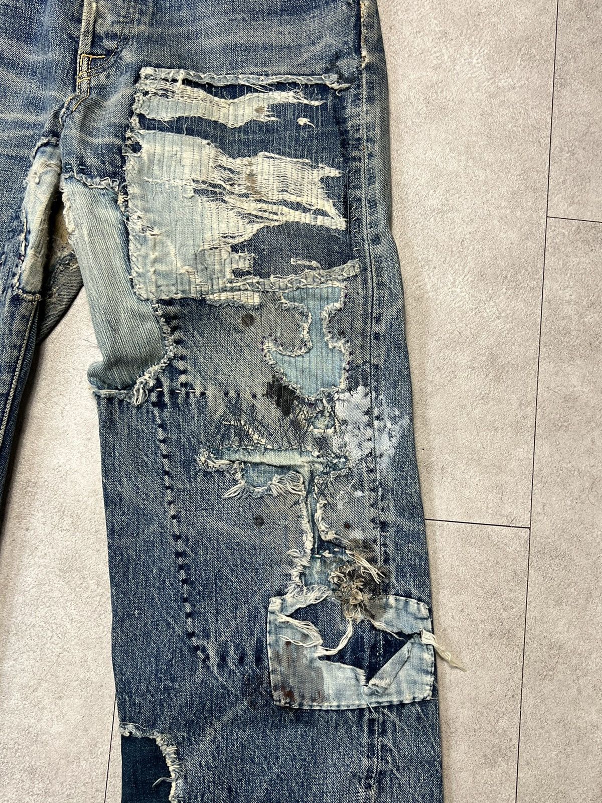 Kapital × Kapital Kountry kapital kountry vintage boro jeans Size US 32 / EU 48 - 4 Thumbnail