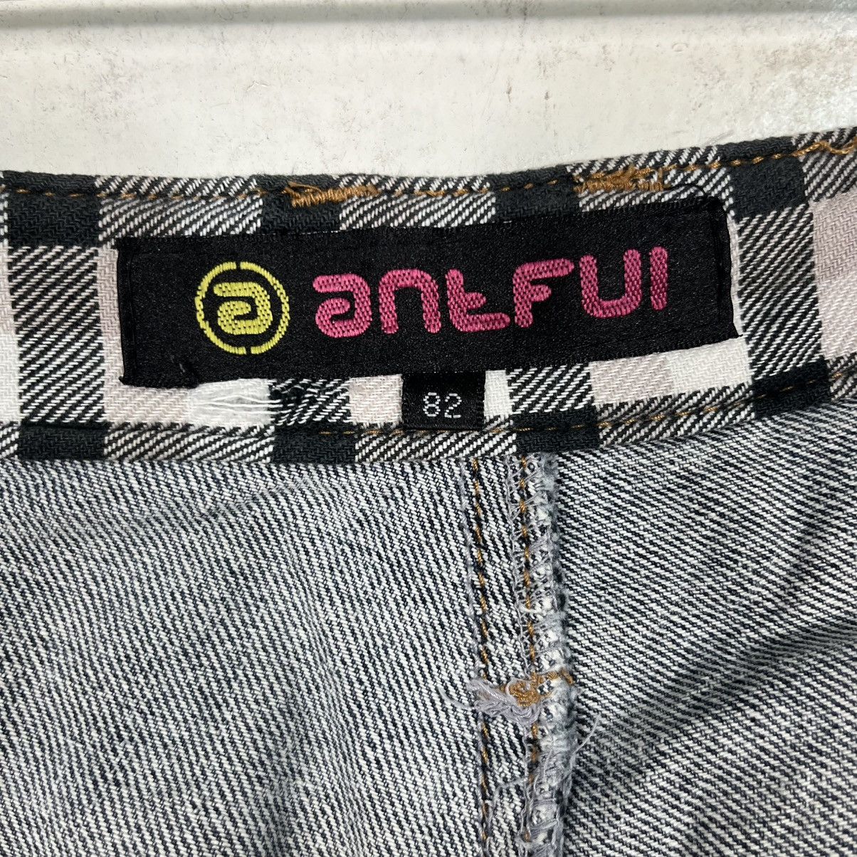 Seditionaries Vintage Antfui Double Waist Distressed Denim Jeans Size US 32 / EU 48 - 19 Thumbnail