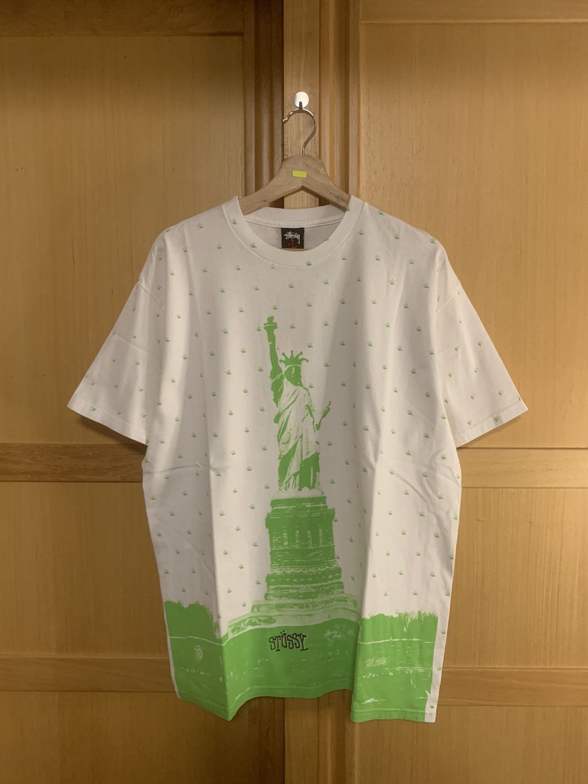 Vintage Stussy Tee Full Print Liberty New York Chapter