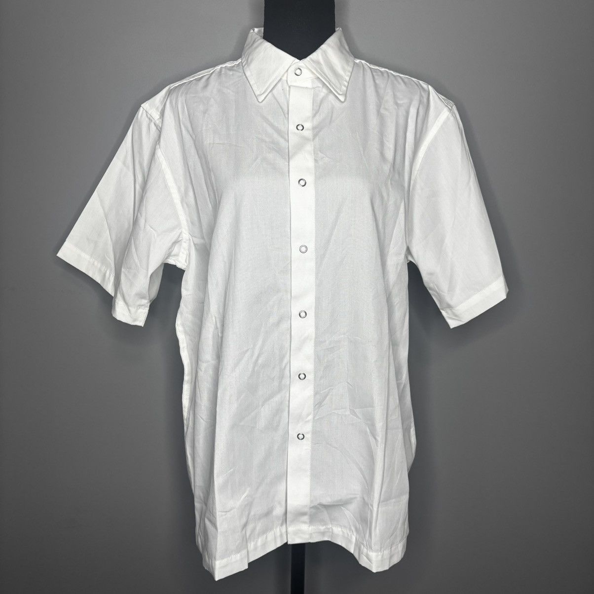Harriton Harriton White Short Sleeve Button Down Casual Shirt Medium Size US M / EU 48-50 / 2 - 1 Thumbnail