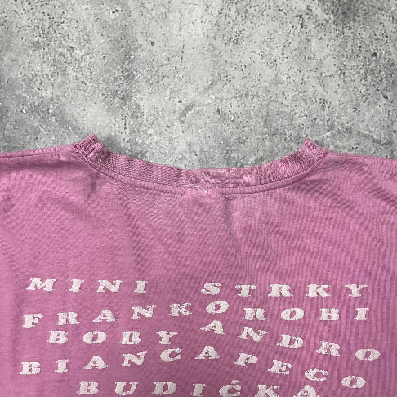 Vintage Vintage Y2K FBI Quote Thrashed T Shirt Faded Pink Size L Size US L / EU 52-54 / 3 - 17 Thumbnail