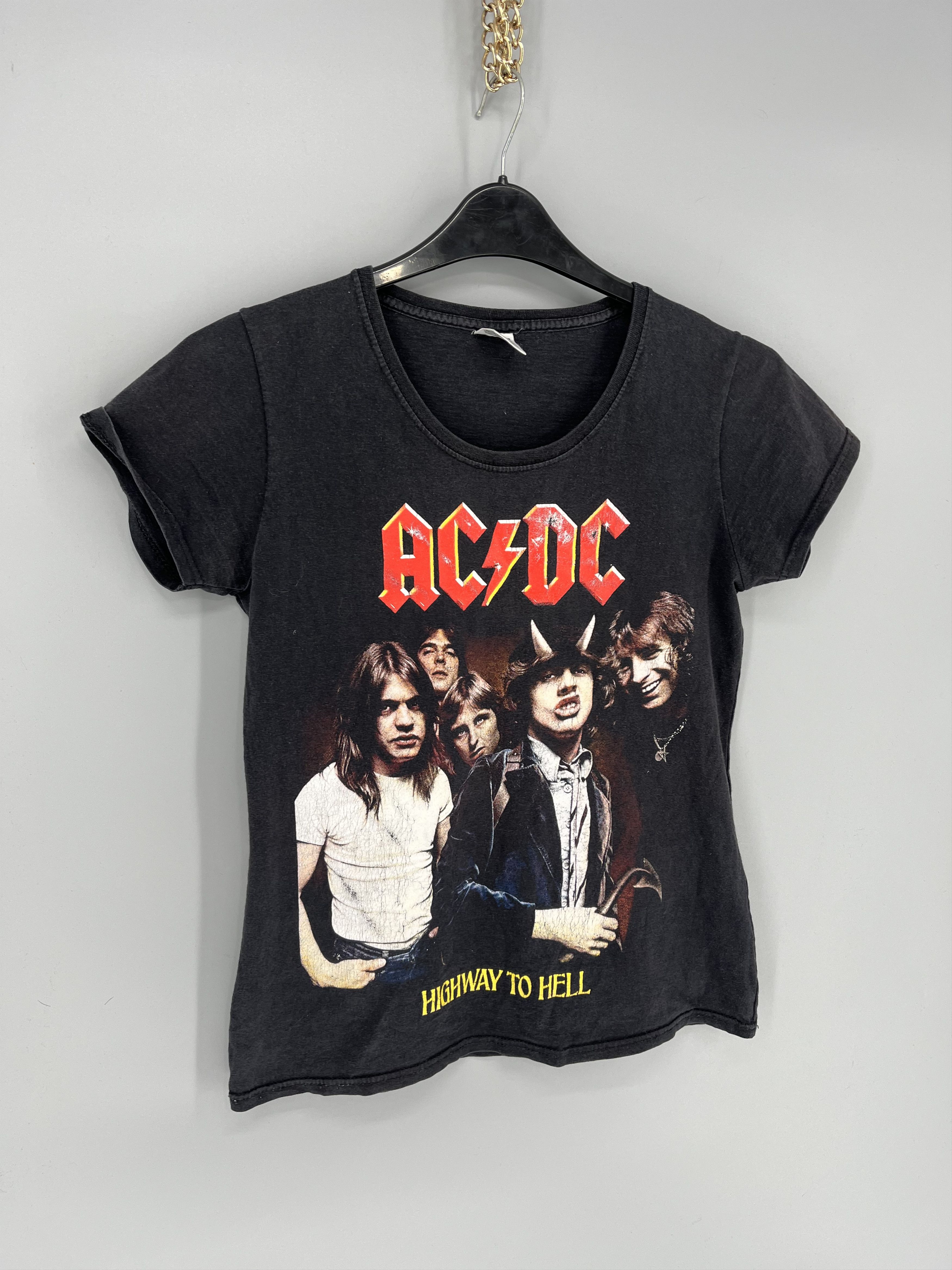 AC/DC Vintage Y2K AC/DC Highway To Hell Womens Tee Size M / US 6-8 / IT 42-44 - 2 Thumbnail