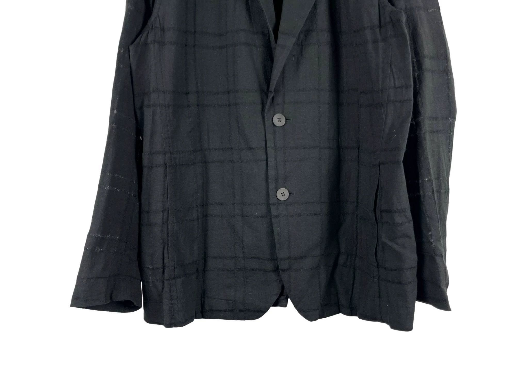 Issey Miyake Issey Miyake 03634 Main Line Check Blazer Size US XL / EU 56 / 4 - 4 Thumbnail