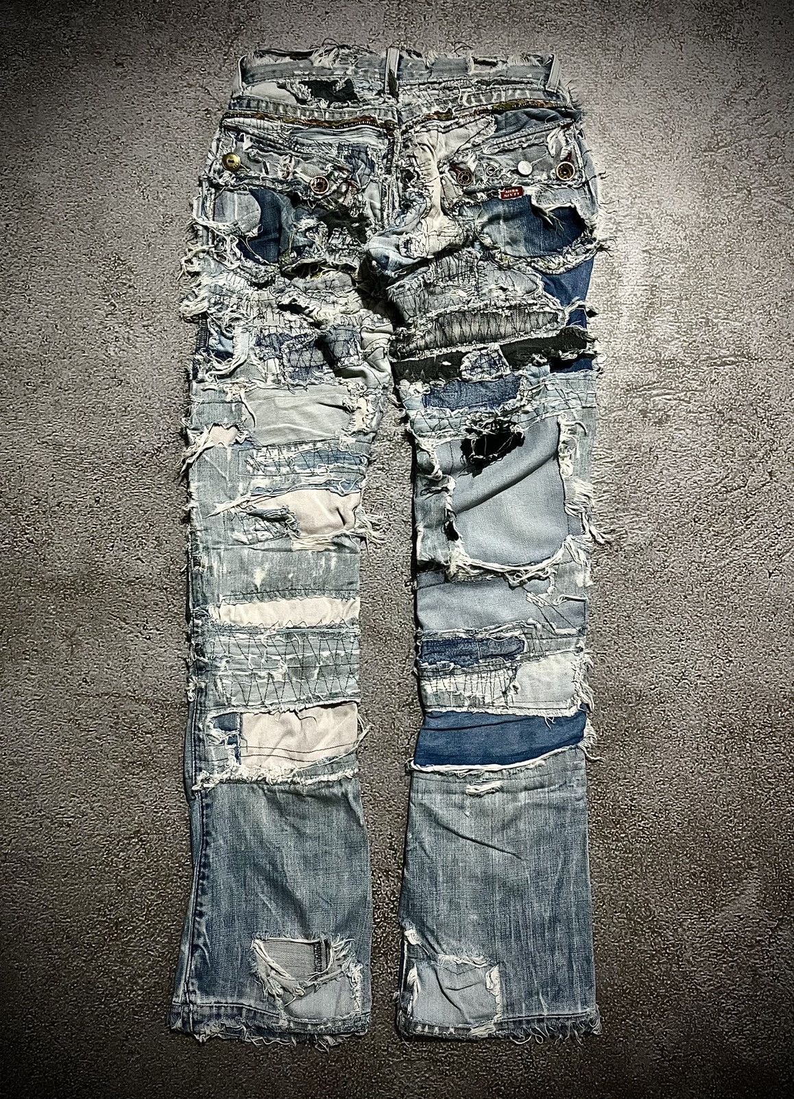 Vintage Vintage Miss Sixty Distressed Denim Jeans LGB Style Size US 29 - 9 Thumbnail