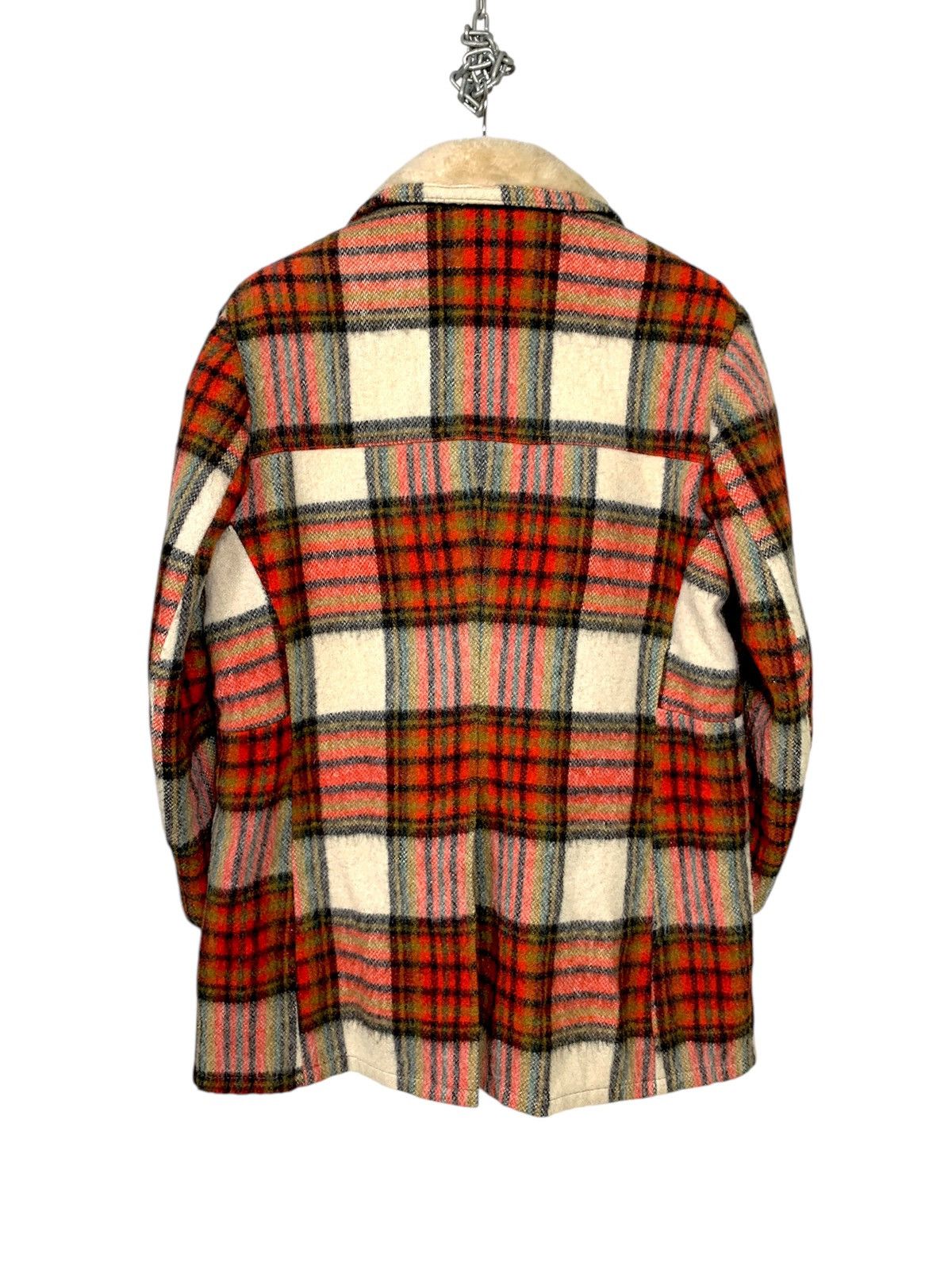 Japanese Brand 50s Vintage Canada Plaid Shearling Wool Heavy Coat Size US M / EU 48-50 / 2 - 11 Thumbnail