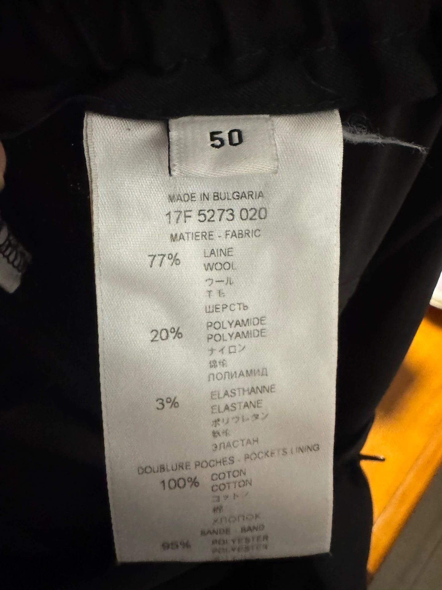 Givenchy Givenchy 50 Gold Fit Stretchy Pants Size US 34 / EU 50 - 4 Thumbnail