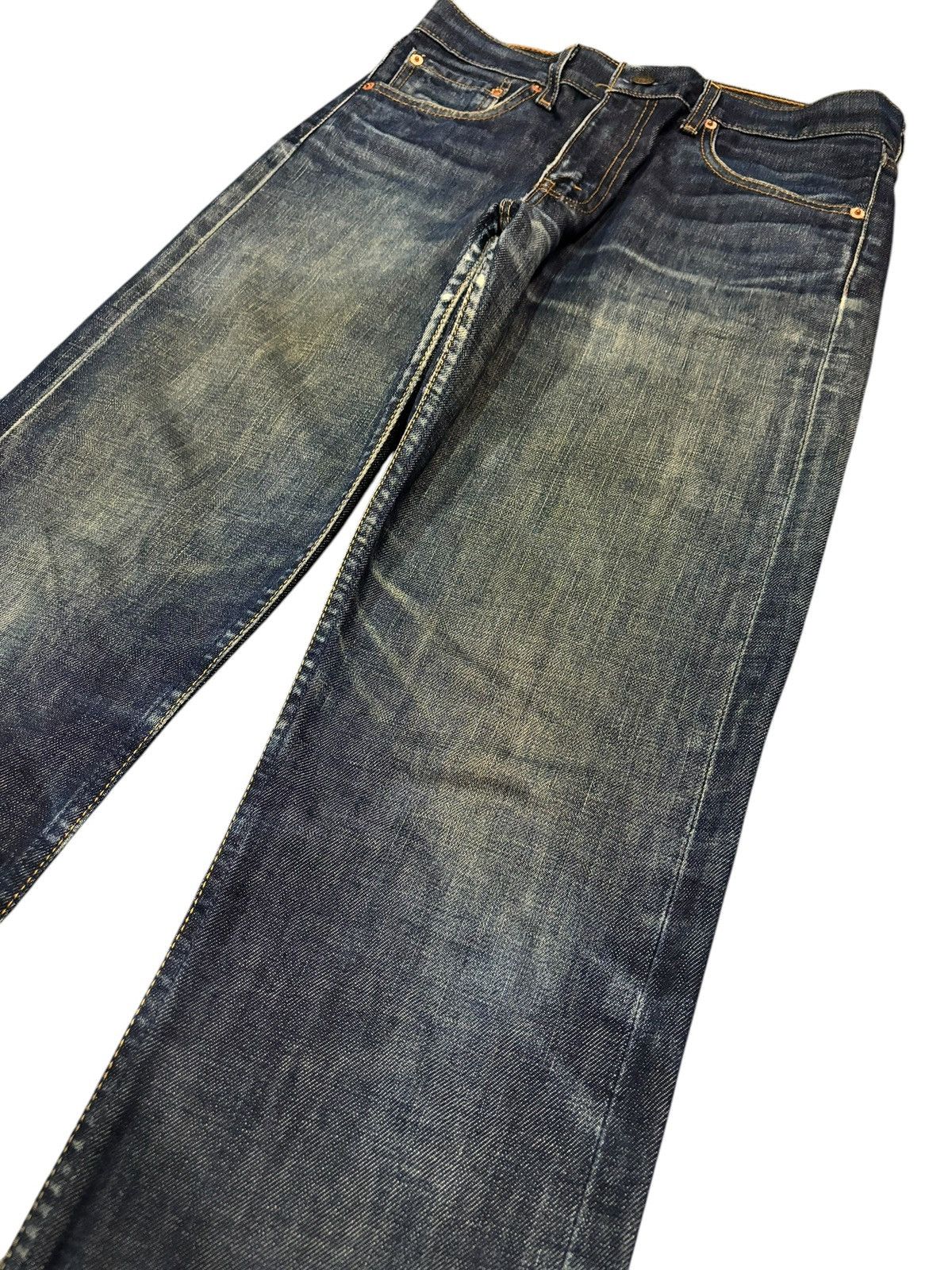 Levi's × Vintage Y2k Vintage Levi’s Lot 505 Faded Straight Cut Denim Jeans Size US 30 / EU 46 - 3 Thumbnail