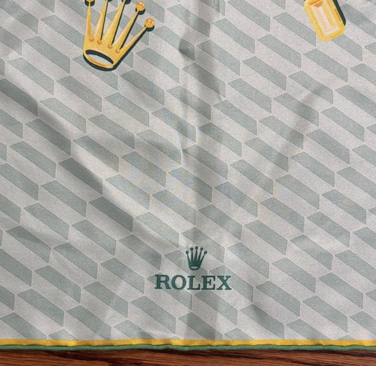 Rolex Rolex Hand Rolled Graphic Silk Scarf Size ONE SIZE - 2 Thumbnail