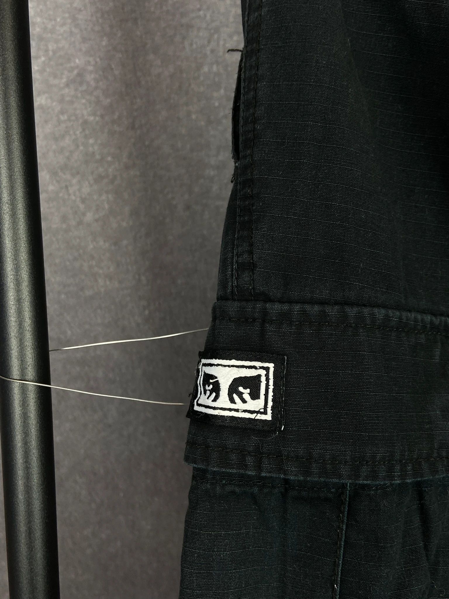 Obey Joggers Obey black minimalist streetwear logo pants S Size US 30 / EU 46 - 4 Thumbnail